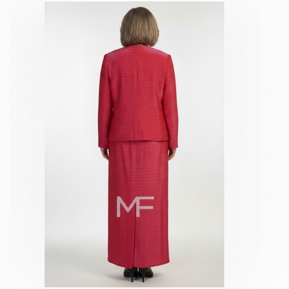 URSULA OF SWITZERLAND  MADE IN THE USA VINTAGE 2 PIECES  DRESS SIZE 10 - Picture 2 of 10